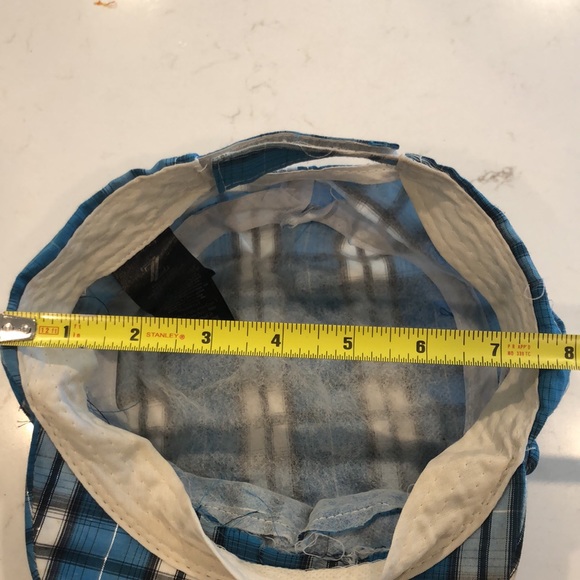 Captain checked adjustable cap for kids - Picture 5 of 5